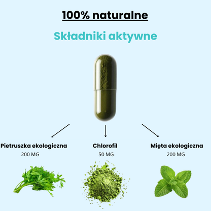 DEOS | Suplement przeciw nieprzyjemnym zapachom