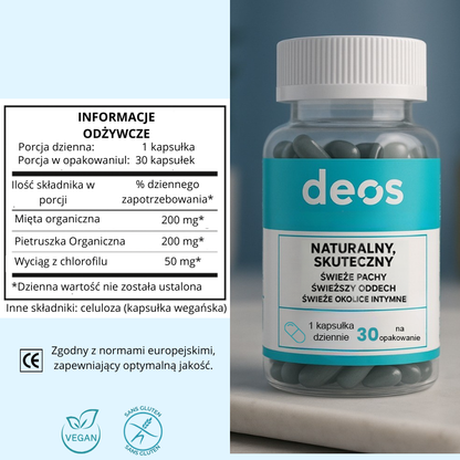 DEOS | Suplement przeciw nieprzyjemnym zapachom