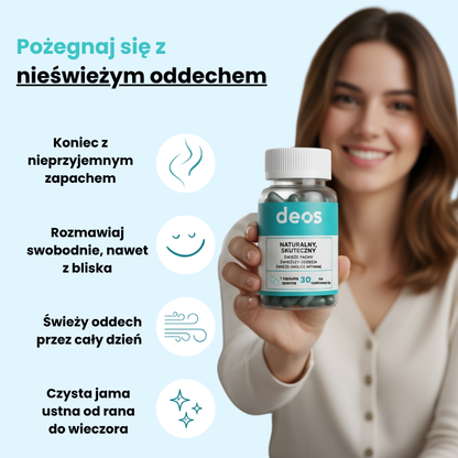 DEOS | Suplement przeciw nieprzyjemnym zapachom